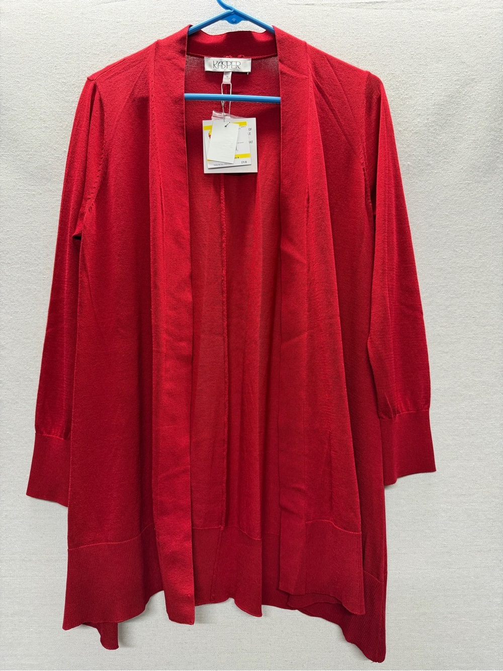 NWT Kasper Open Front Cardigan - size M